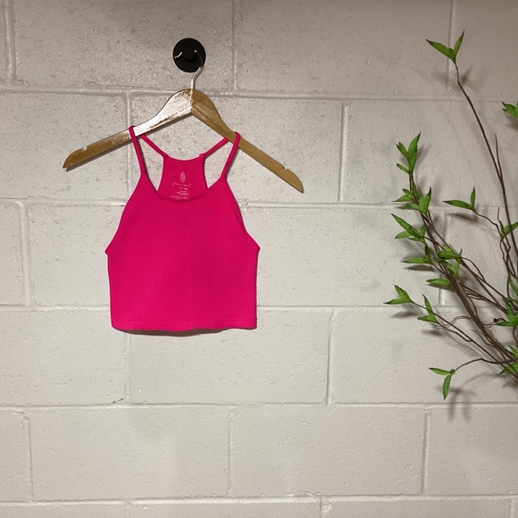 Free People Happiness Runs Crop Tank | Living Magenta | M/L - Picture 1 of 3